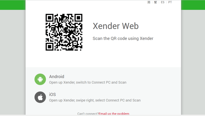 Install Xender App